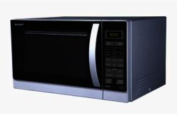 Sharp R762SLM Microwave with Grill - Silver
